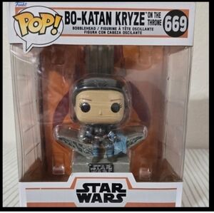 Funko Pop Star Wars Figure with Silver and Blue Accents